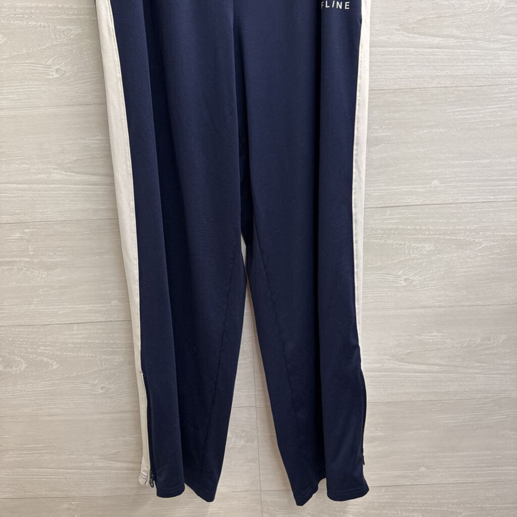 Offline by Aerie Navy/ White Track Pants Large