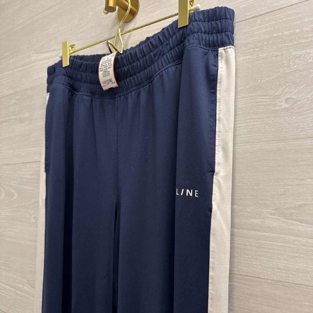 Offline by Aerie Navy/ White Track Pants Large