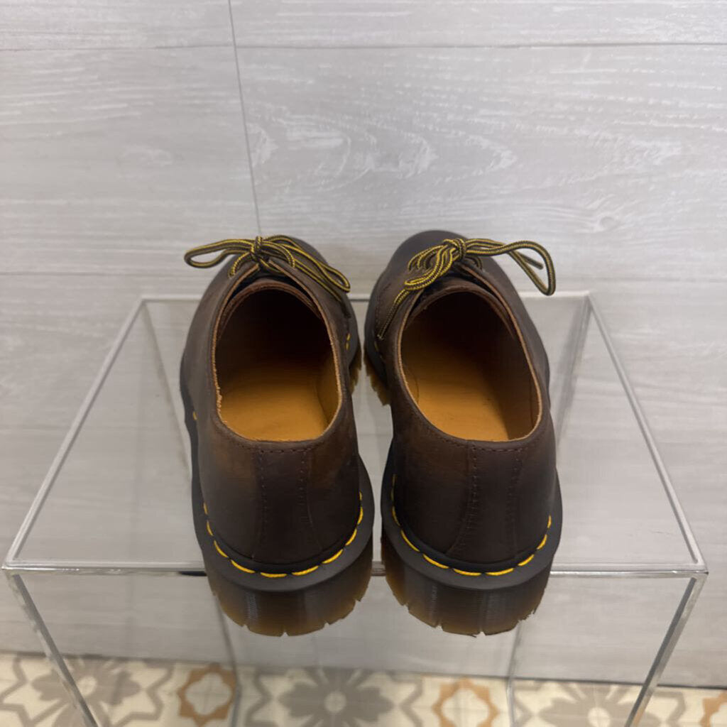 Dr. Martens Brown 1461 Bex Crazy Horse Leather Oxford Shoes 8