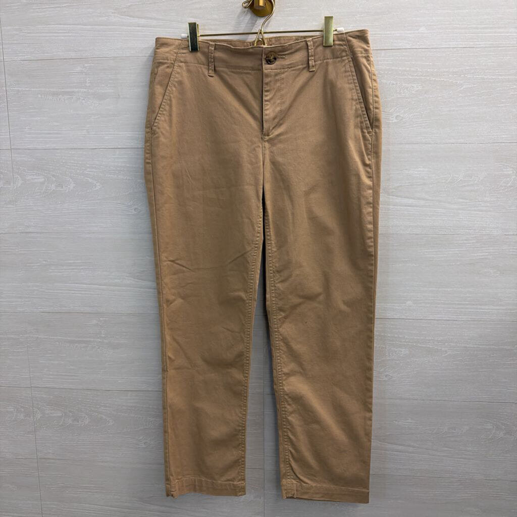 Loft Brown Straight Leg Pants 6