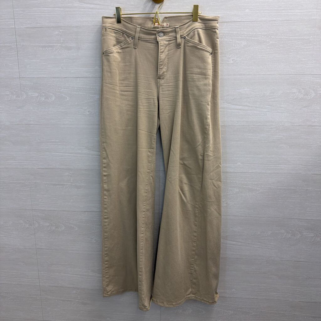 Levi Beige 318 Shaping Wide Leg Pants 29