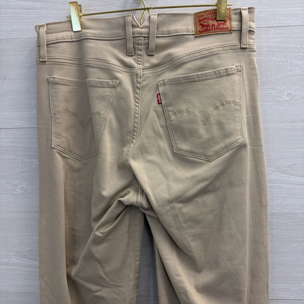 Levi Beige 318 Shaping Wide Leg Pants 29