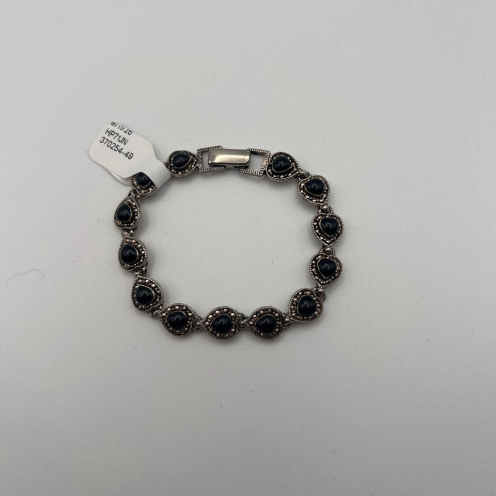 Silver/ Black Bracelet