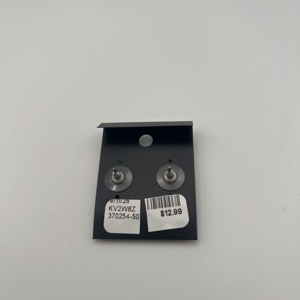 Silver/ Black Earrings