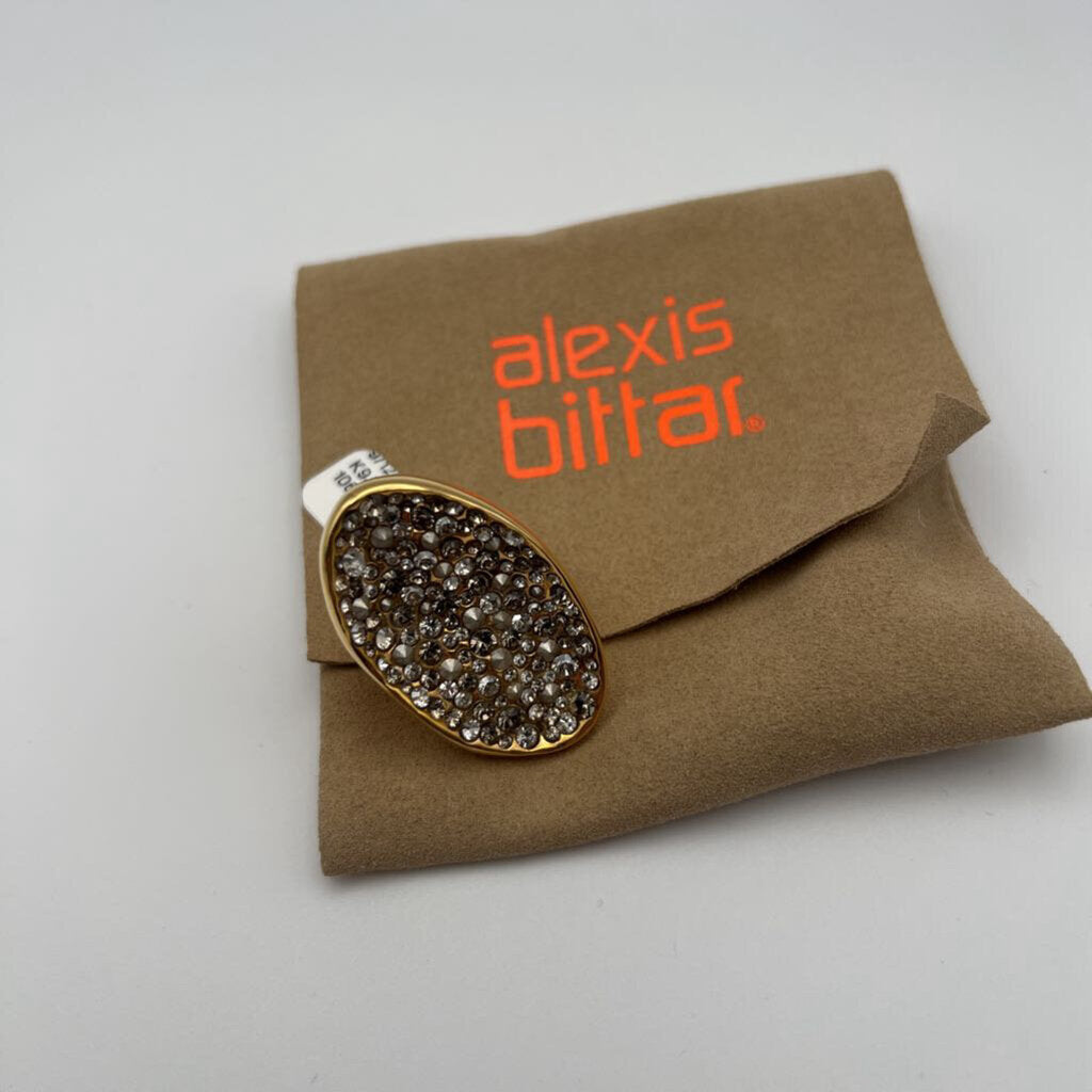 Alexis Bittar Gold Druzy Statement Ring