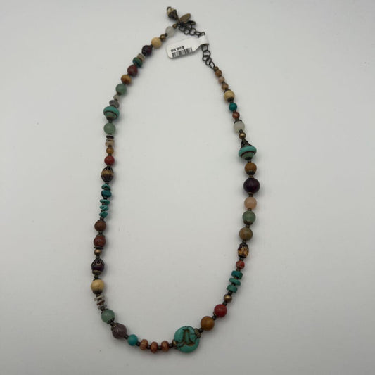 Anne Vaughan Brown/ Multi Beaded Necklace