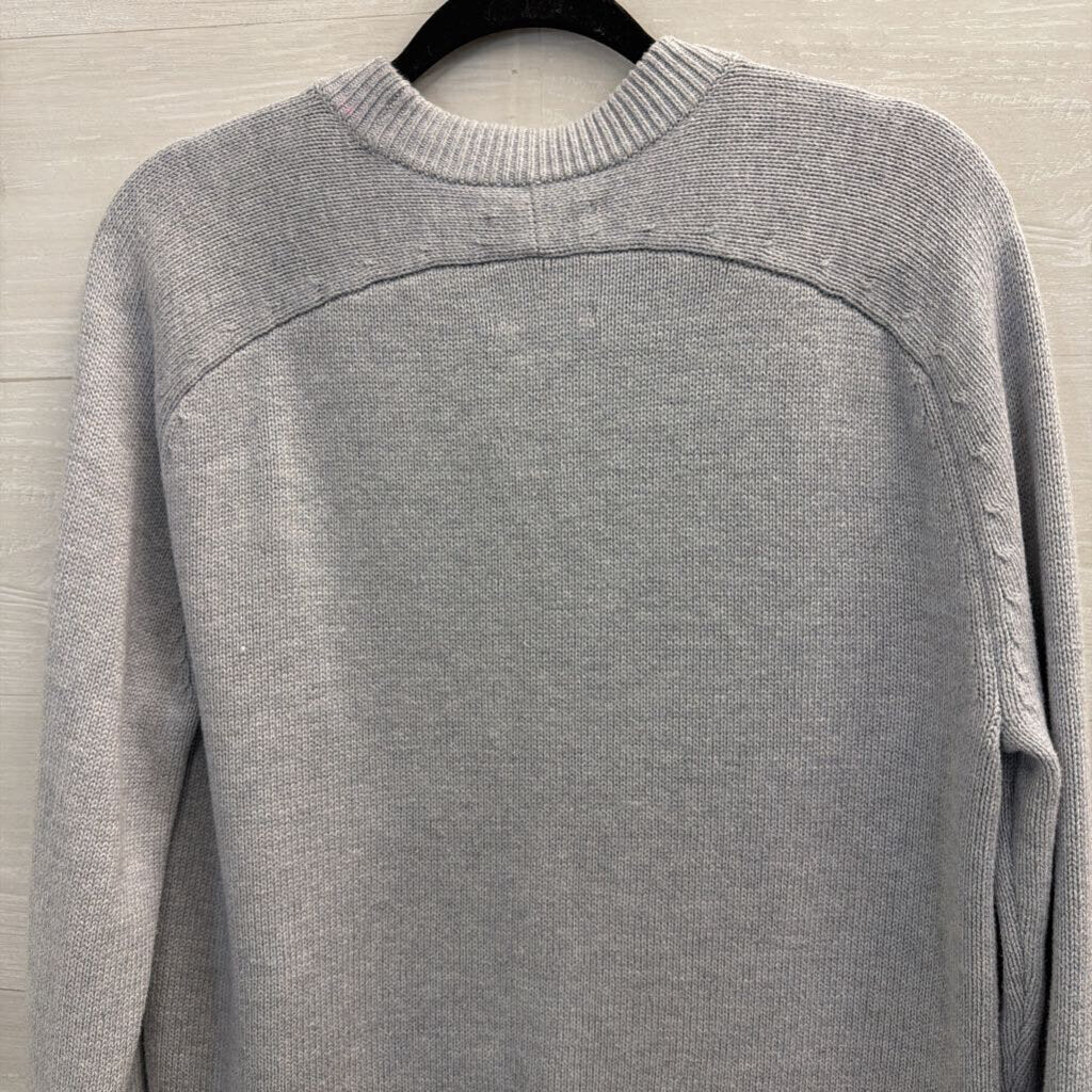 Abercrombie and Fitch Grey/ Red Knit Cherry Sweater Top Small