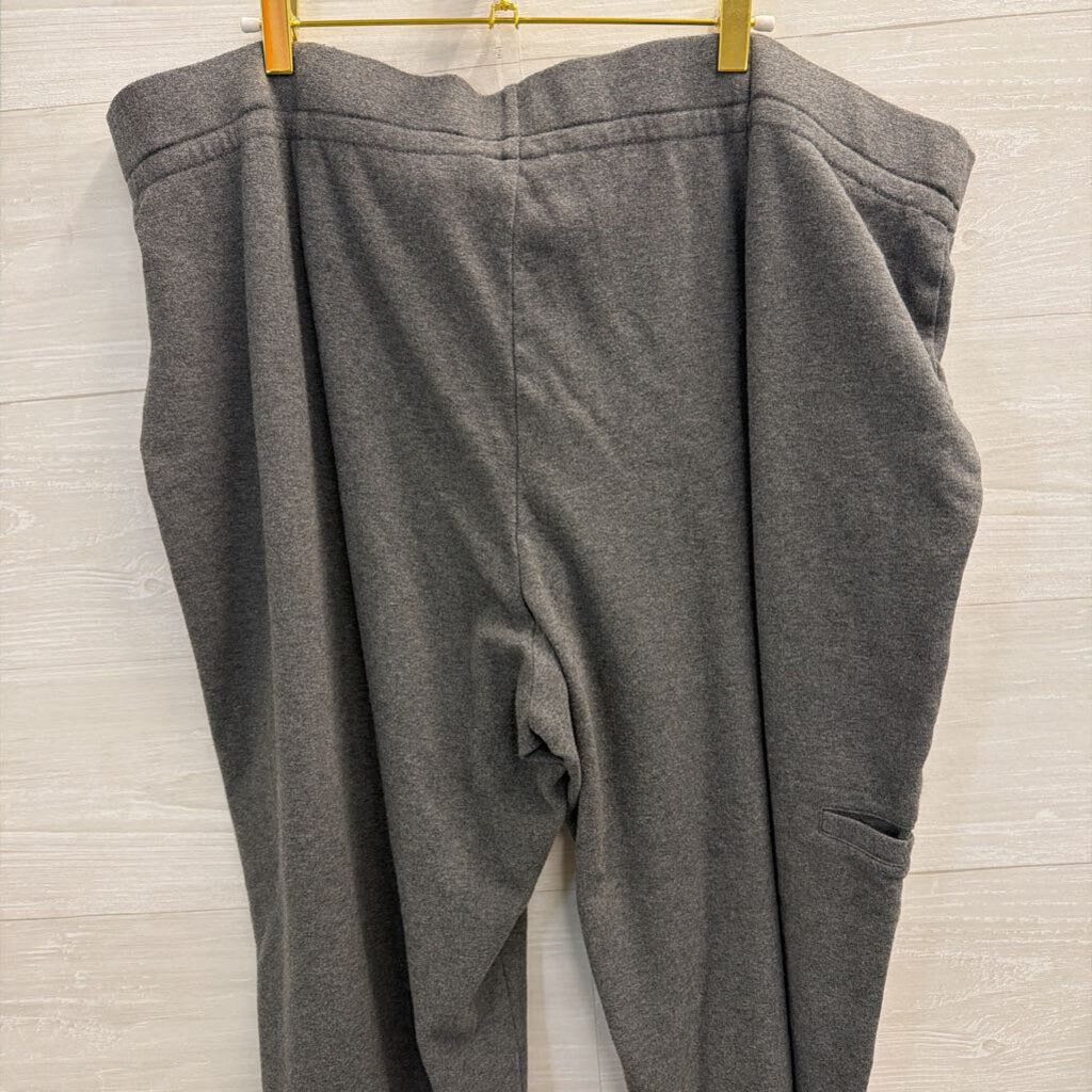 J Jill Grey Soft Pull On Lounge Pants 3X