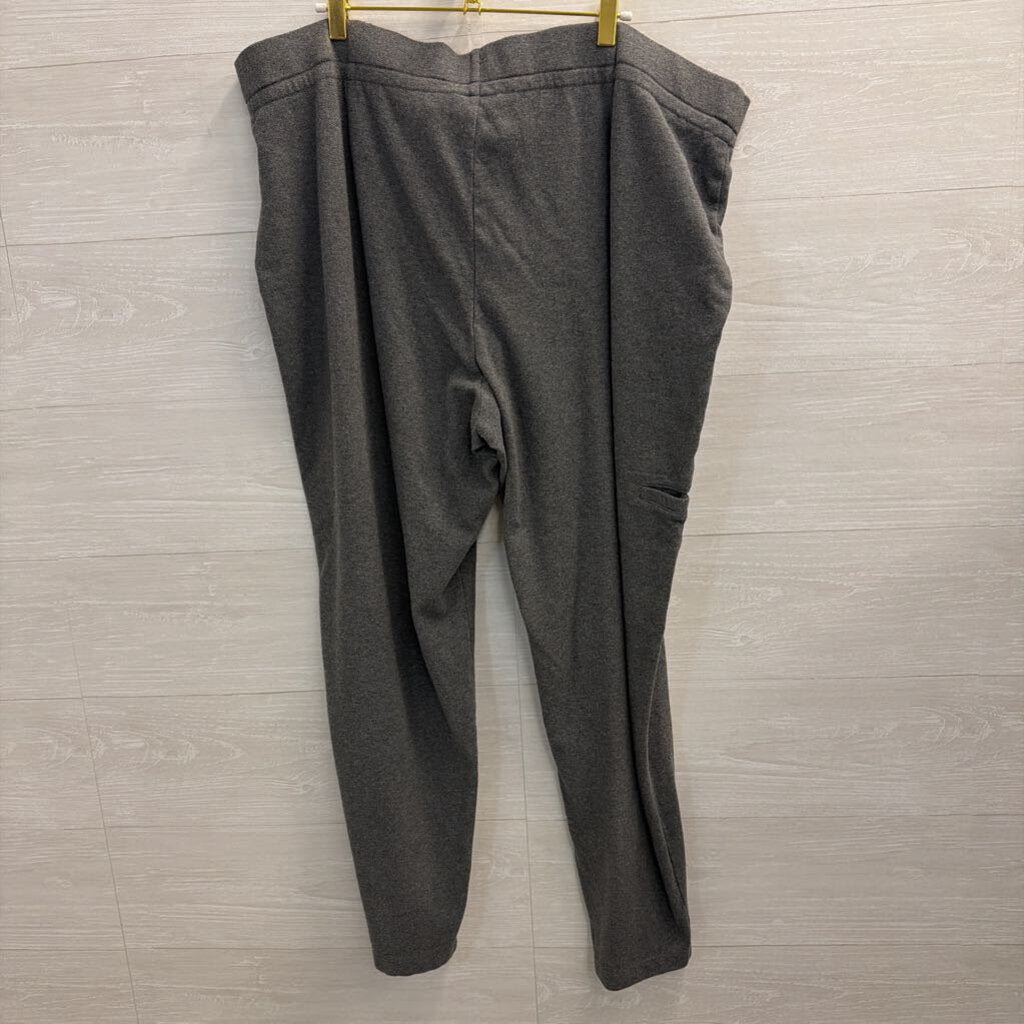 J Jill Grey Soft Pull On Lounge Pants 3X
