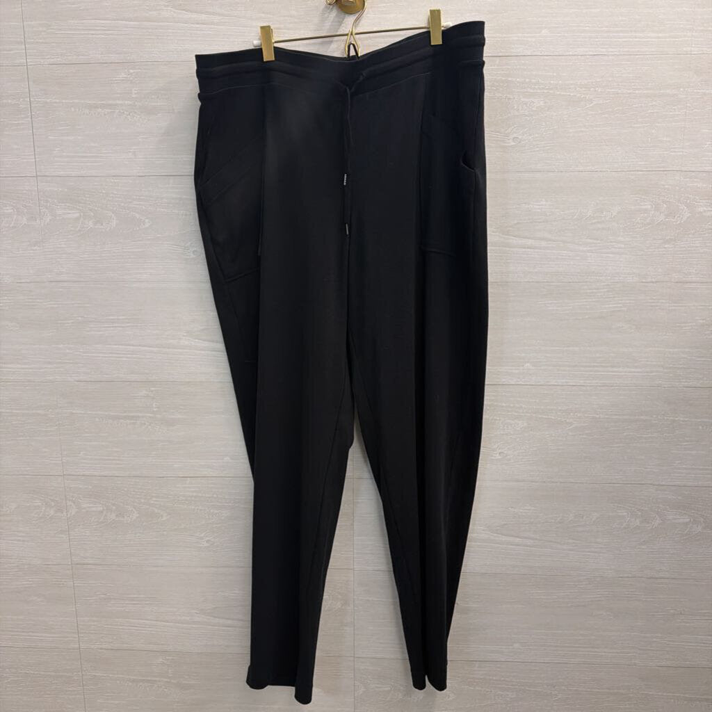 J Jill Black Soft Pull On Lounge Pants 2X