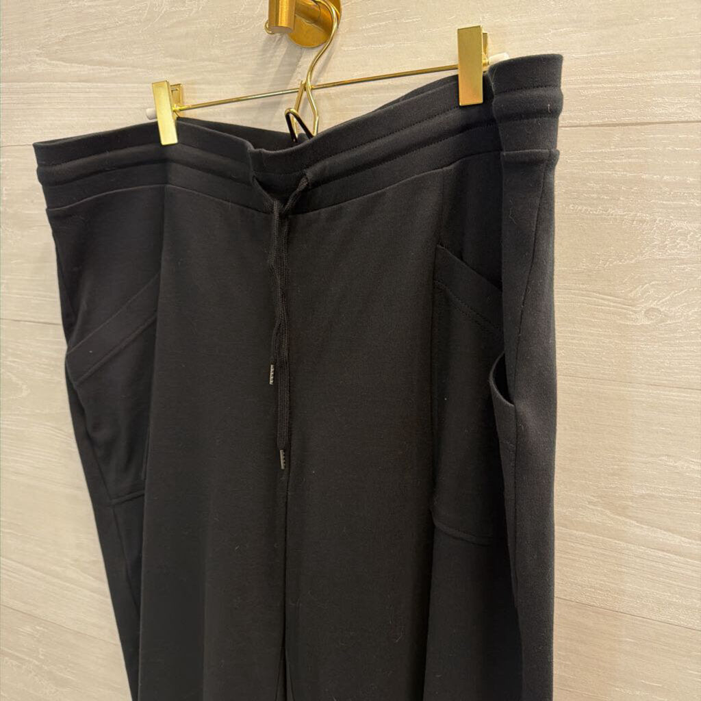 J Jill Black Soft Pull On Lounge Pants 2X