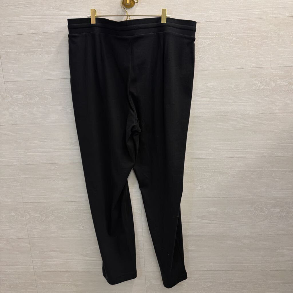 J Jill Black Soft Pull On Lounge Pants 2X