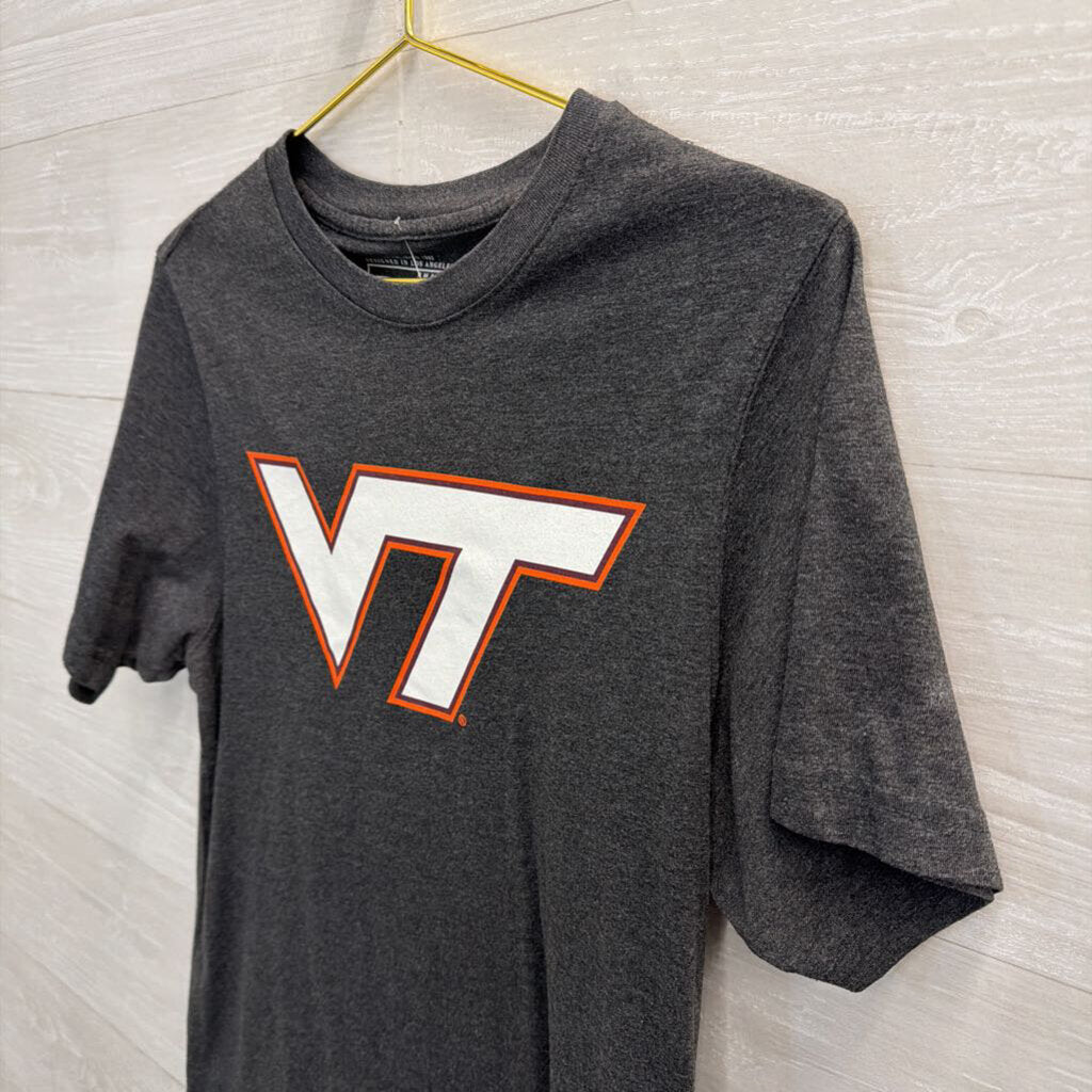 Grey Virginia Tech Short Sleeve Graphic Tee Small