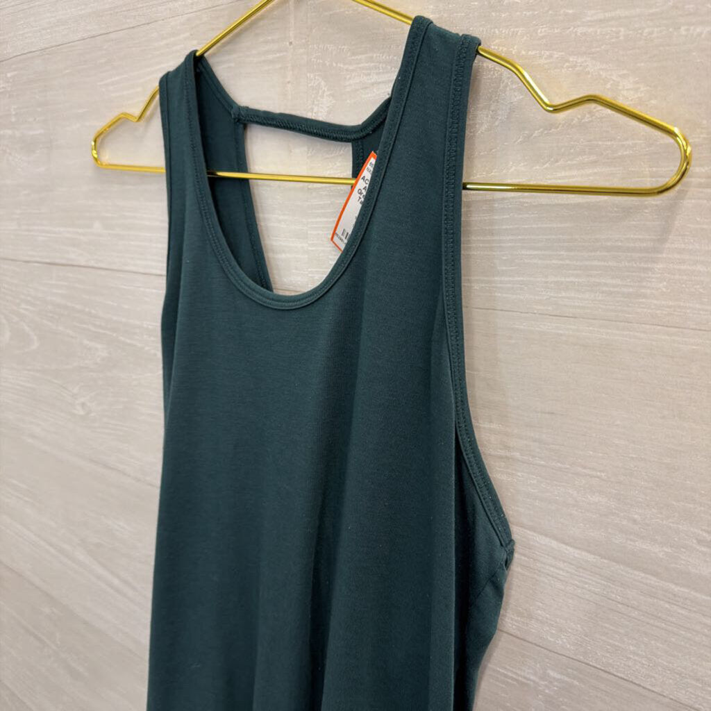 Athleta Green Open Back Tank Top Small