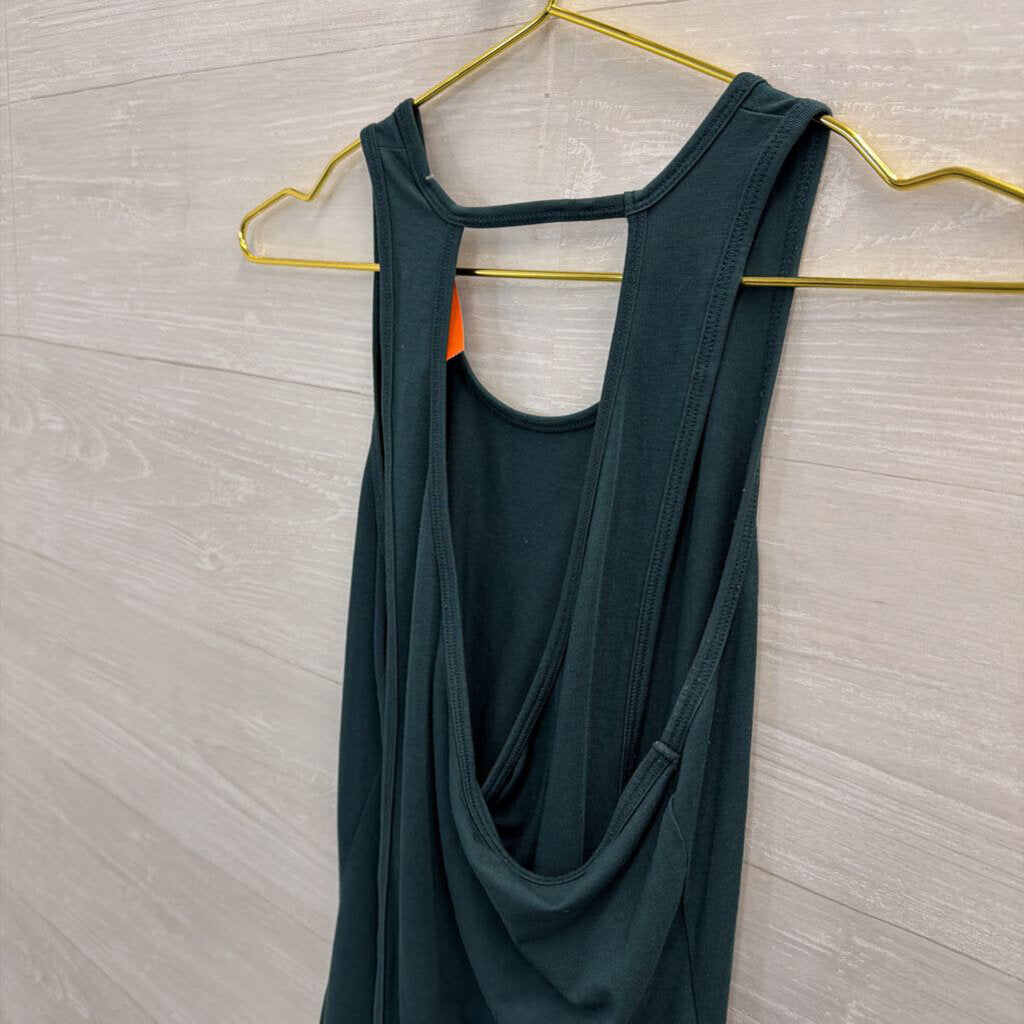 Athleta Green Open Back Tank Top Small
