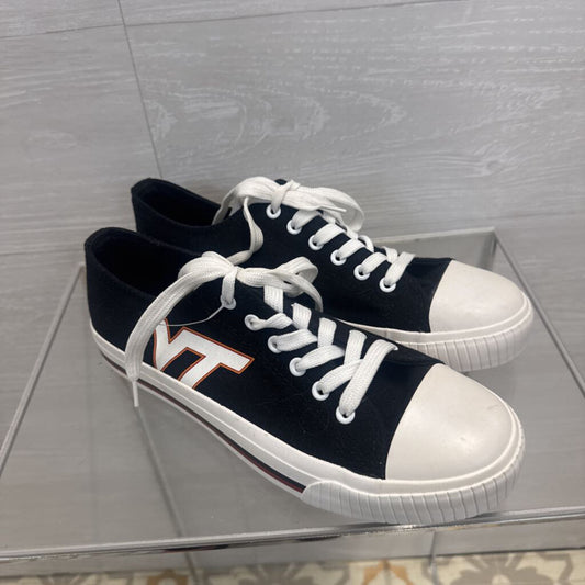 Foco Black Virginia Tech Big Logo Canvas Sneakers 9