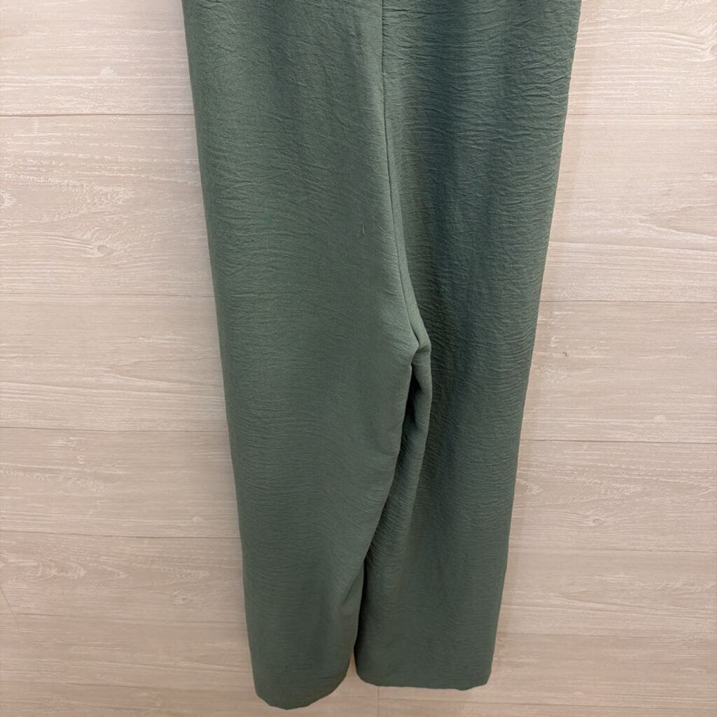 Entro Green Short Sleeve Jumpsuit Large