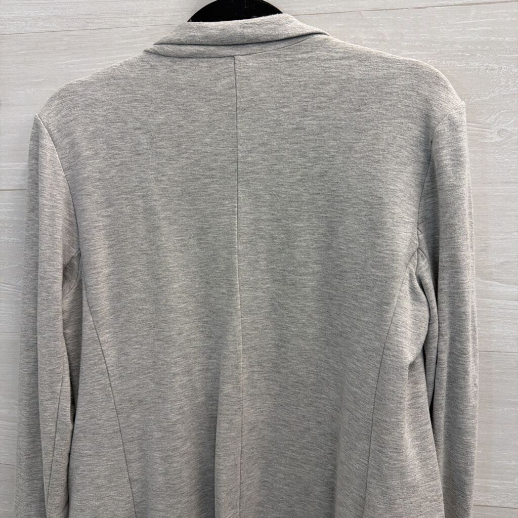 Magaschoni Grey Soft Blazer Top Small