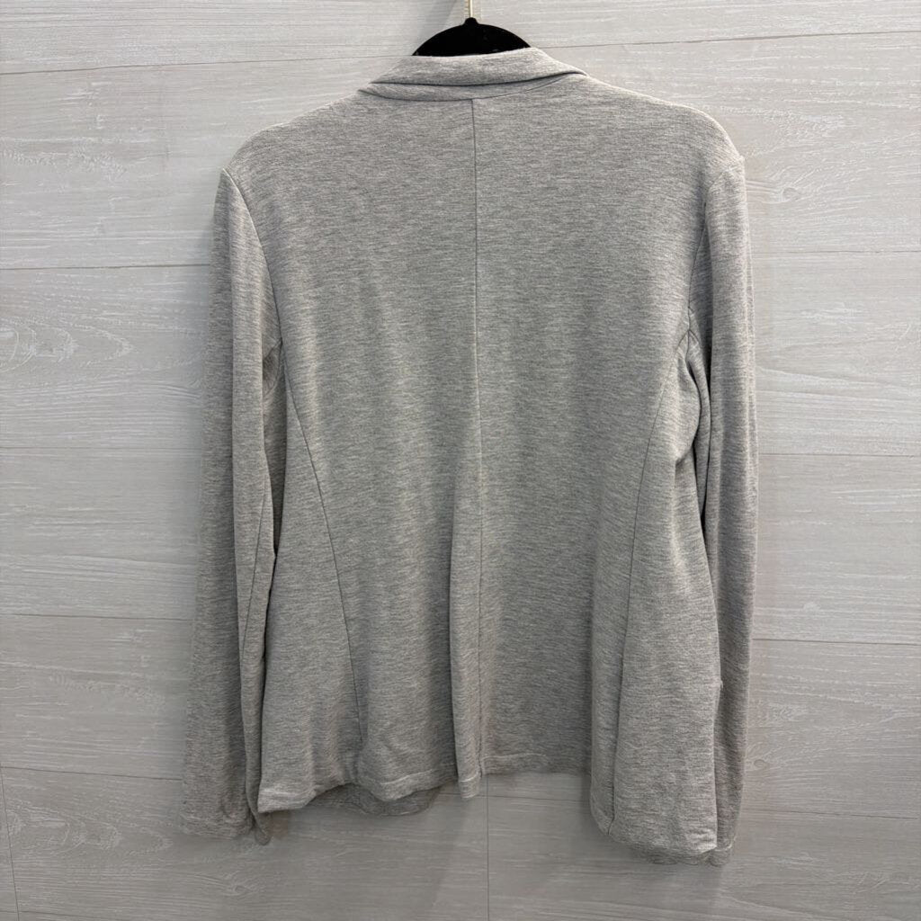 Magaschoni Grey Soft Blazer Top Small