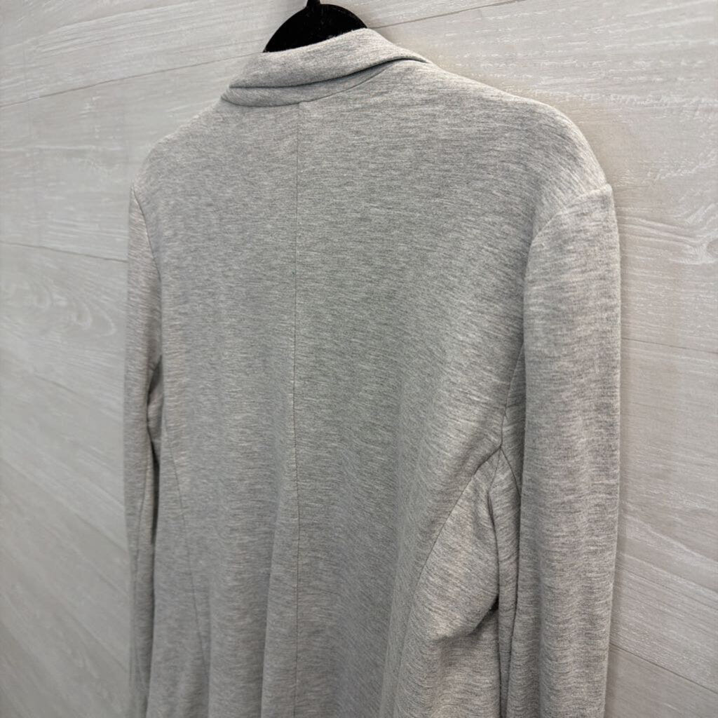 Magaschoni Grey Soft Blazer Top Small