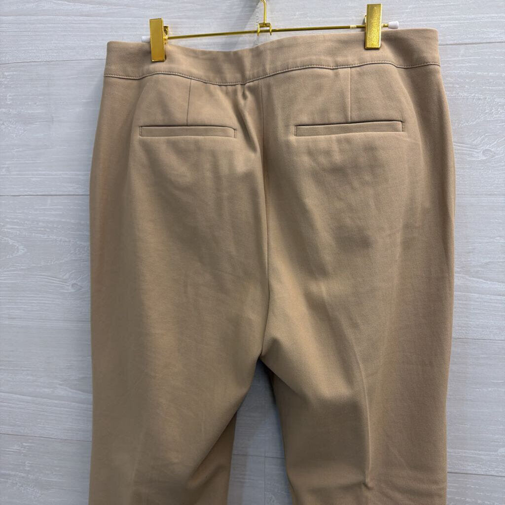 Talbots Brown Wide Leg Trouser Pants 8