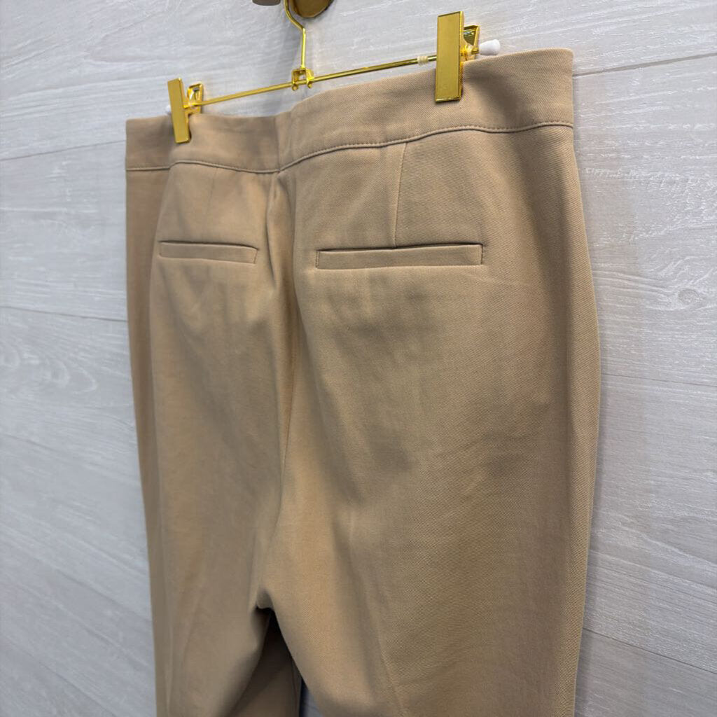 Talbots Brown Wide Leg Trouser Pants 8