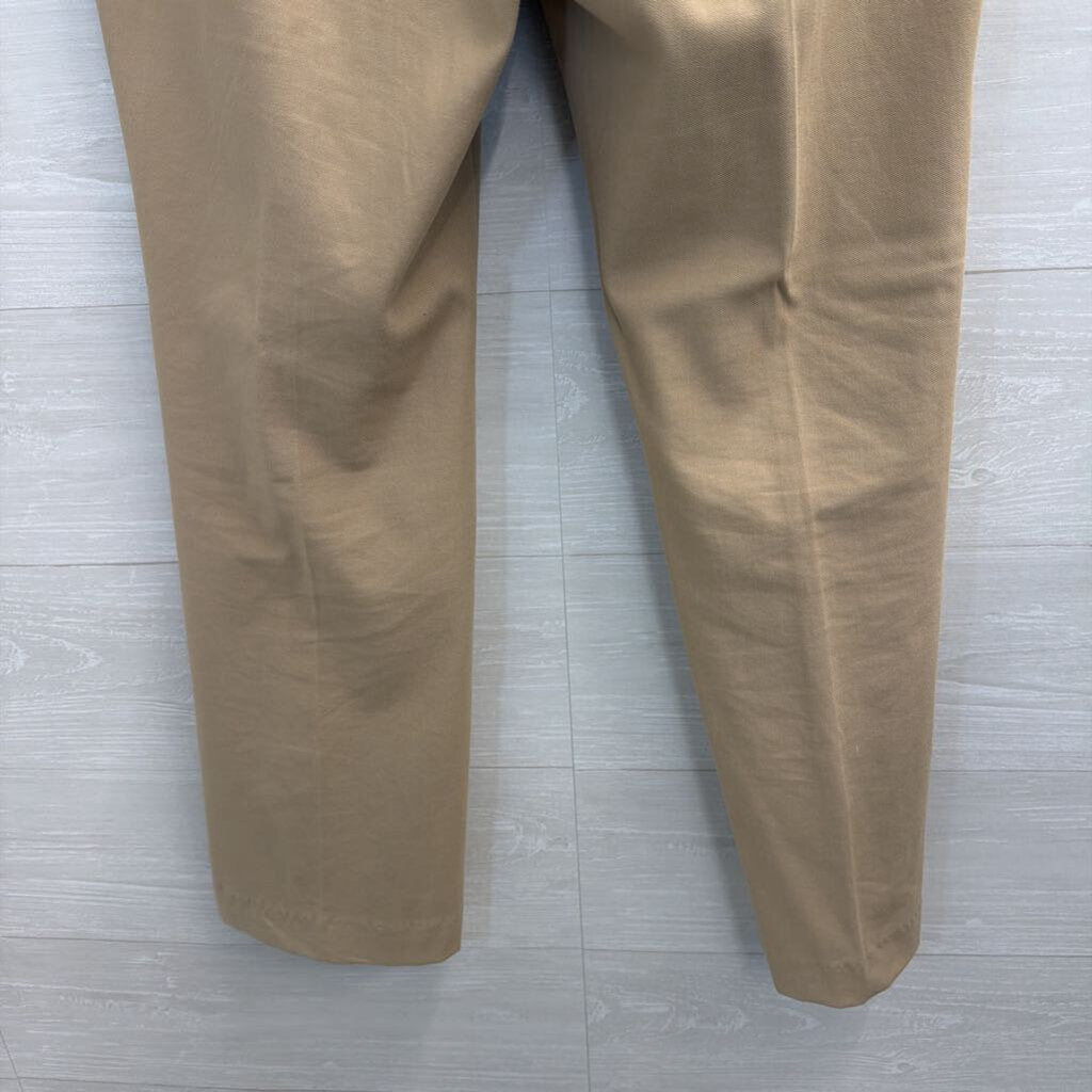 Talbots Brown Wide Leg Trouser Pants 8