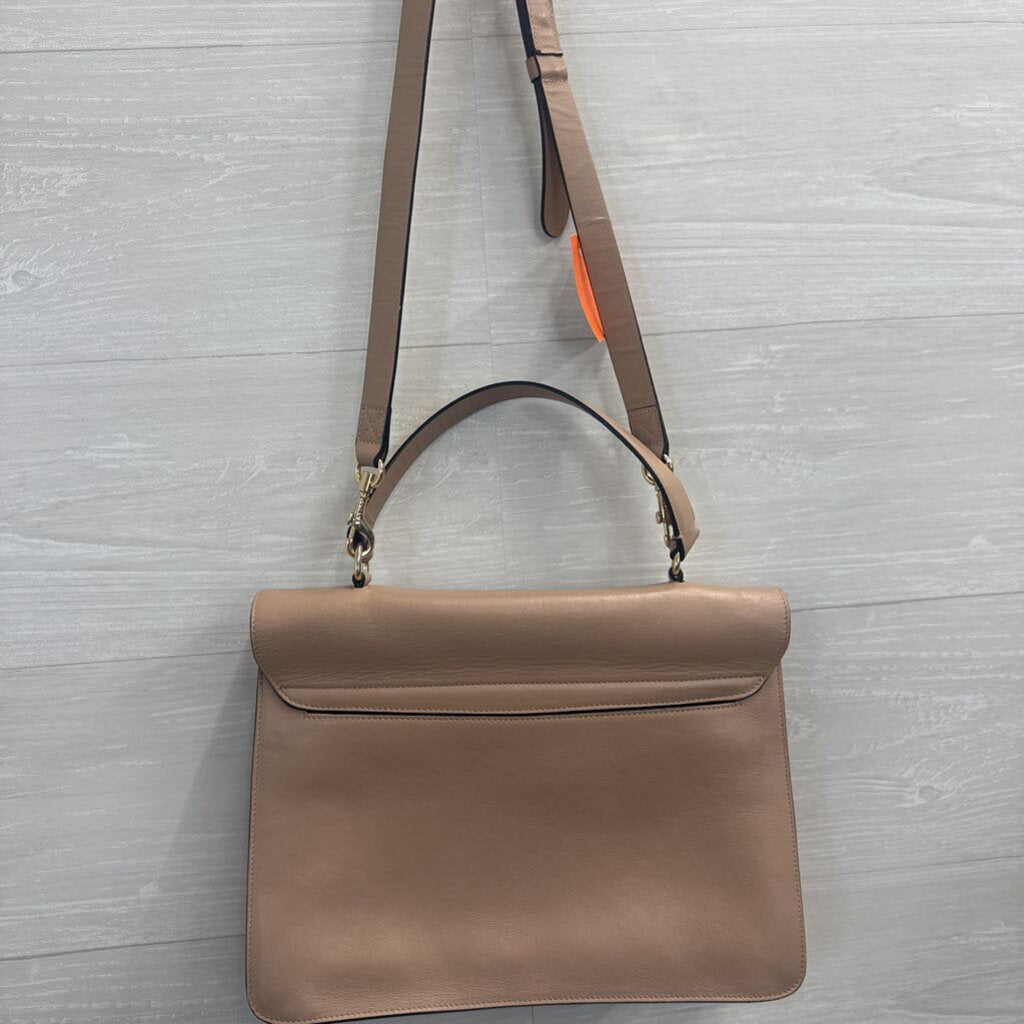 Cuyana Soft Rose Leather Messenger Purse