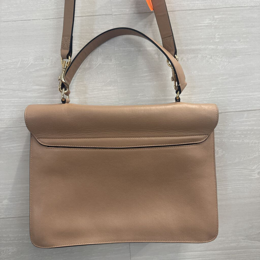 Cuyana Soft Rose Leather Messenger Purse