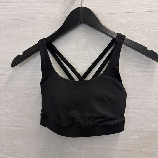 Lululemon Black Strappy Back Sports Bra 4