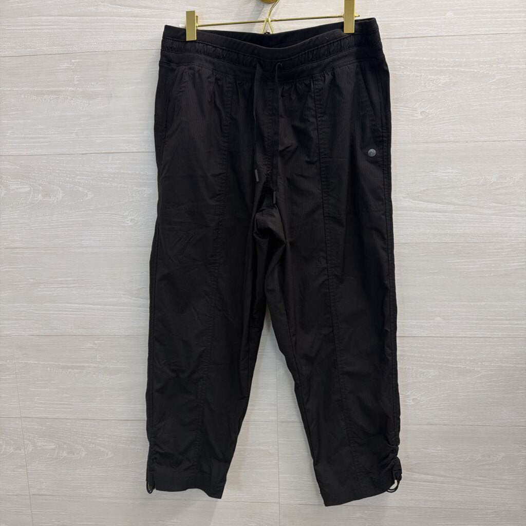 Apana Black Lightweight Pull On Pants Small