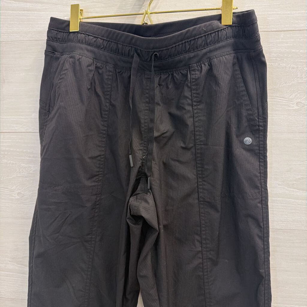 Apana Black Lightweight Pull On Pants Small