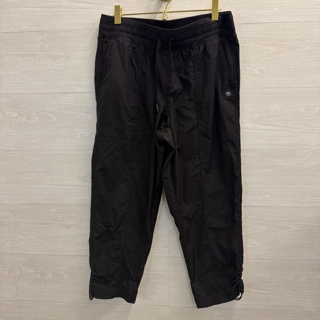 Apana Black Lightweight Pull On Pants Small