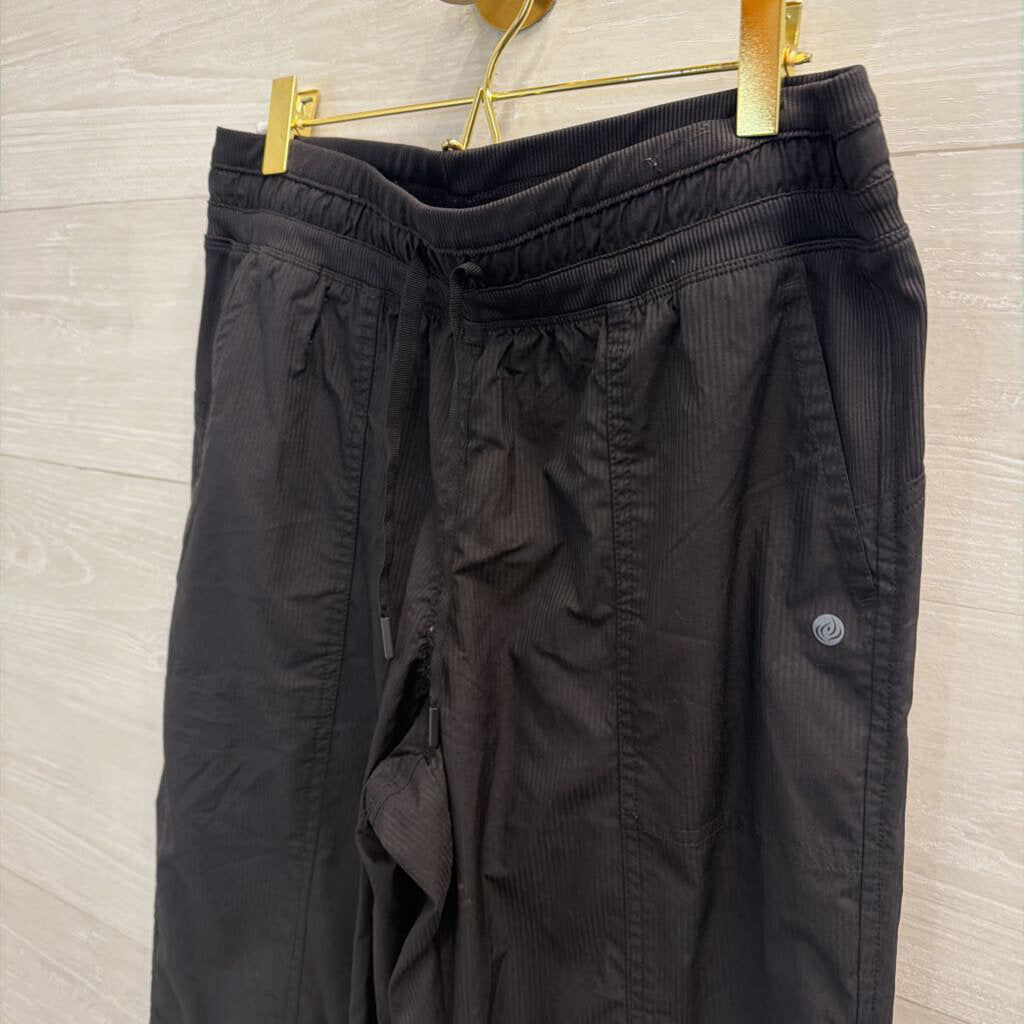 Apana Black Lightweight Pull On Pants Small