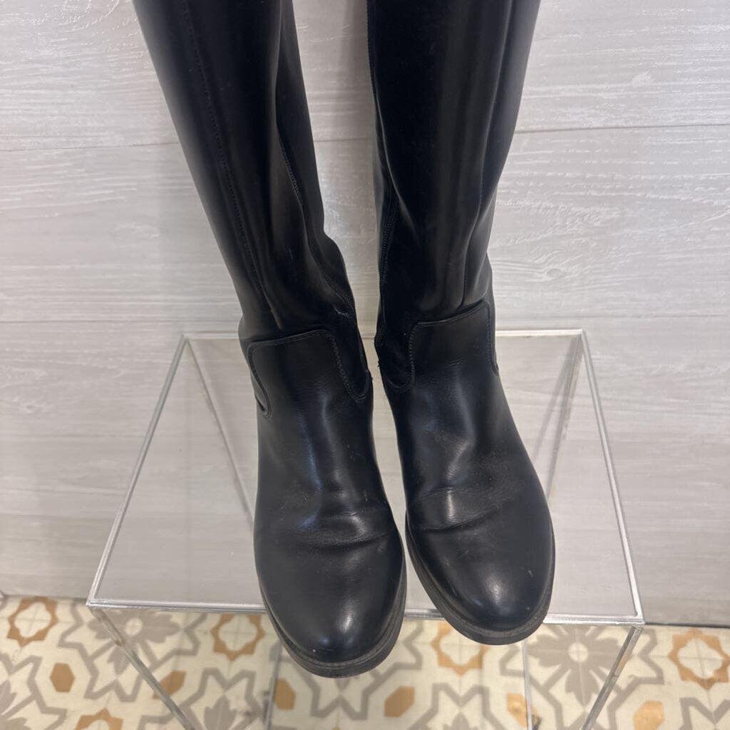 Tommy Hilfiger Black Knee High Riding Boots 8.5