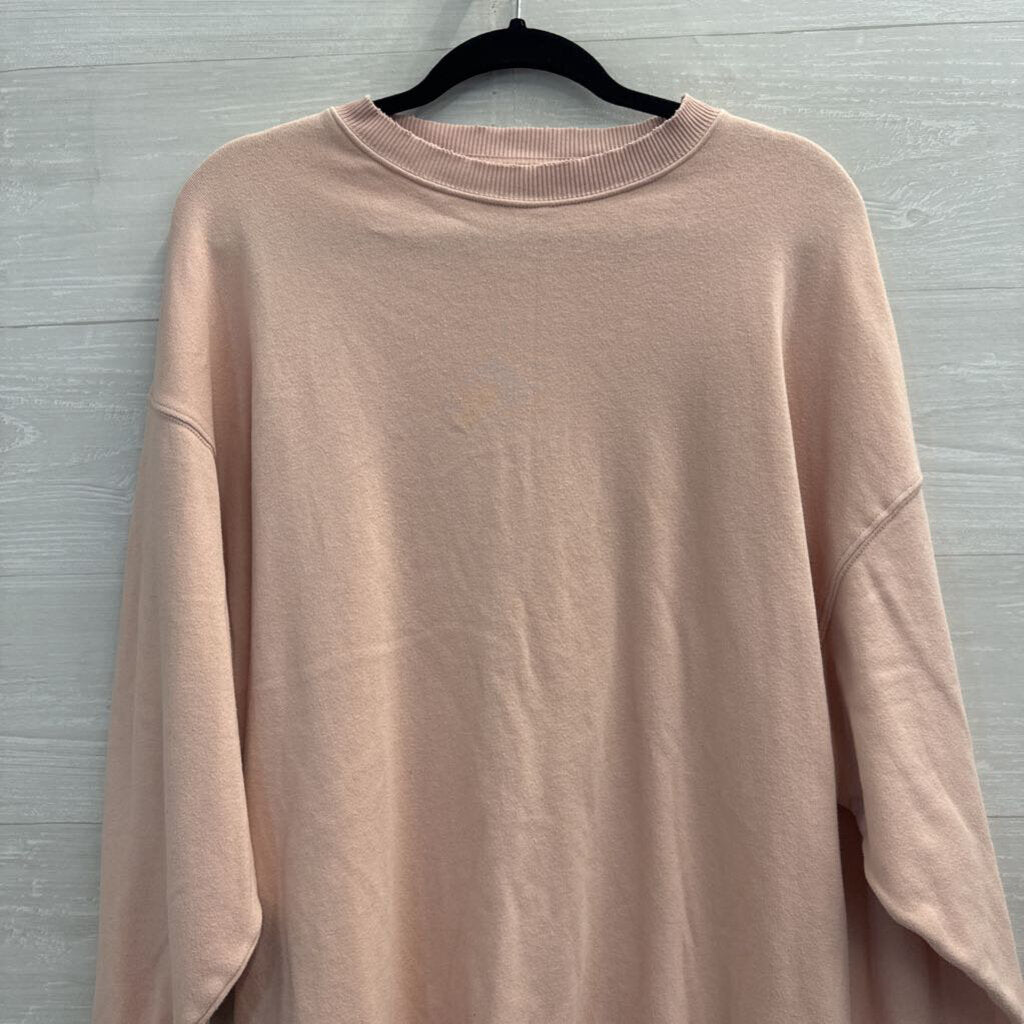 American Eagle Pink Oversized Pullover Small