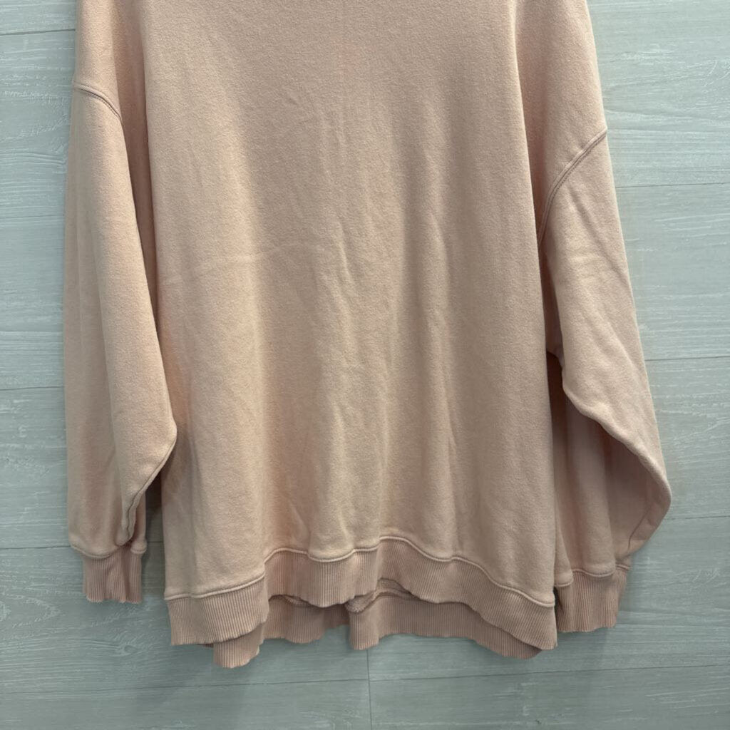 American Eagle Pink Oversized Pullover Small