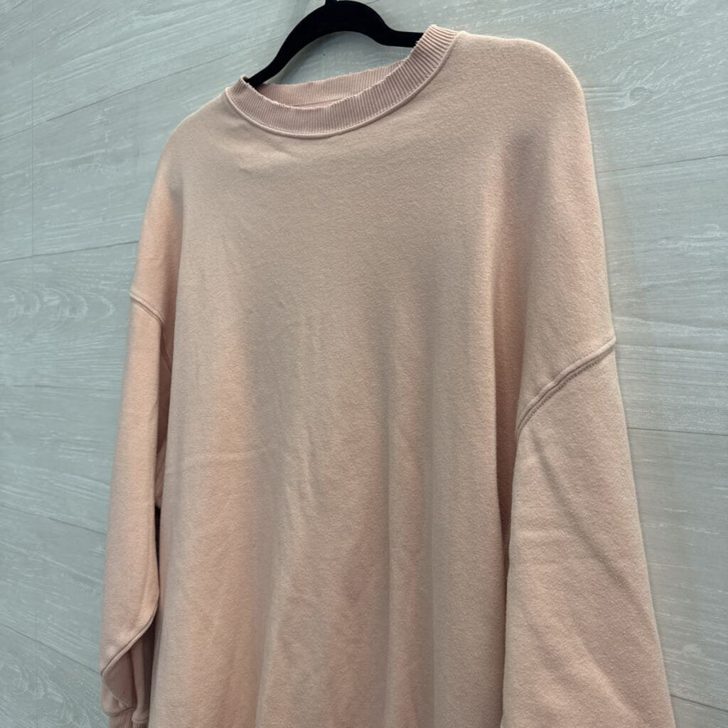 American Eagle Pink Oversized Pullover Small