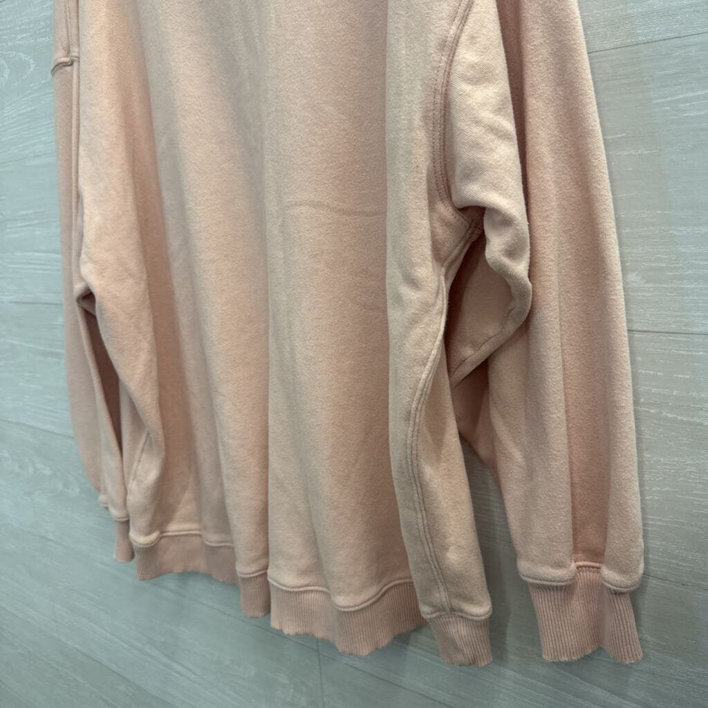 American Eagle Pink Oversized Pullover Small