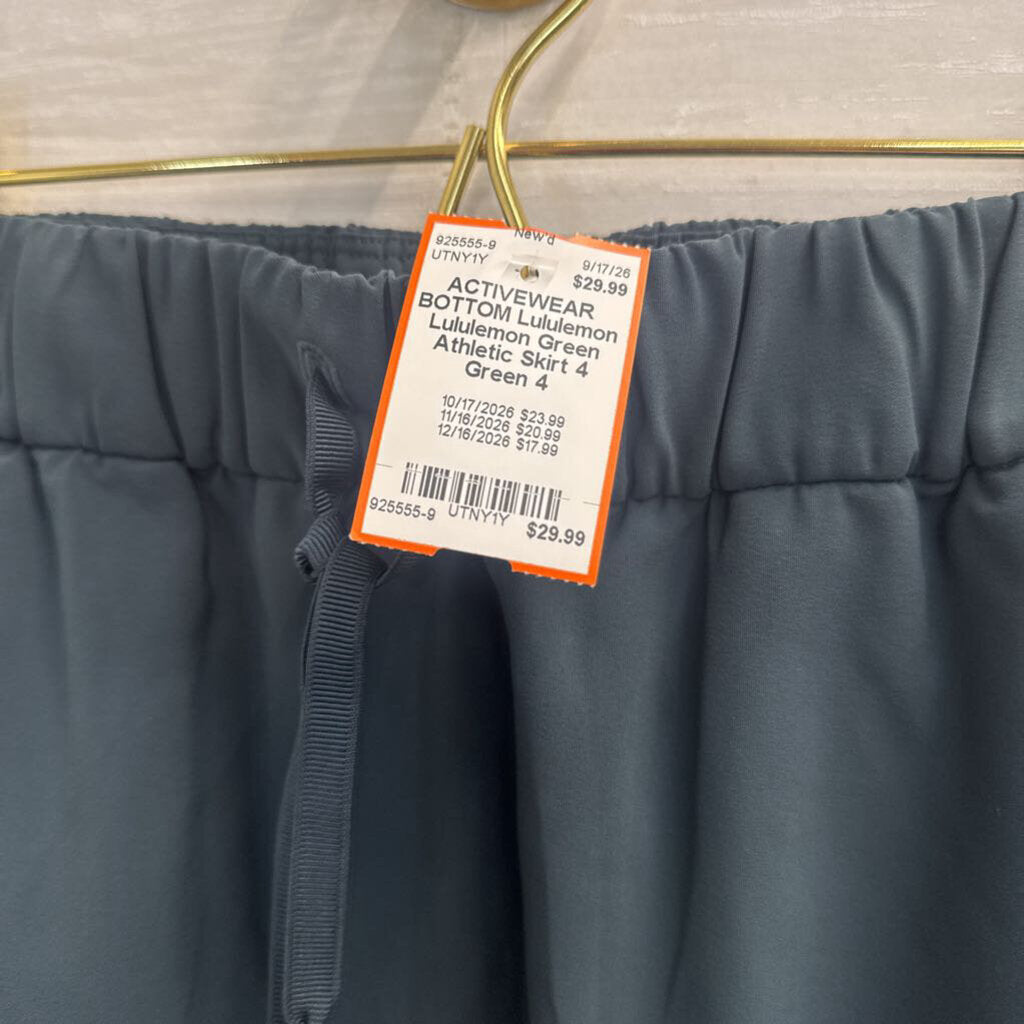 Lululemon Green Athletic Skirt 4