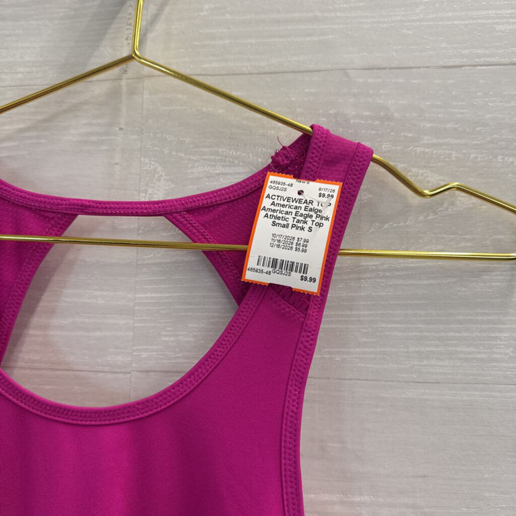 American Eagle Pink Athletic Tank Top Small