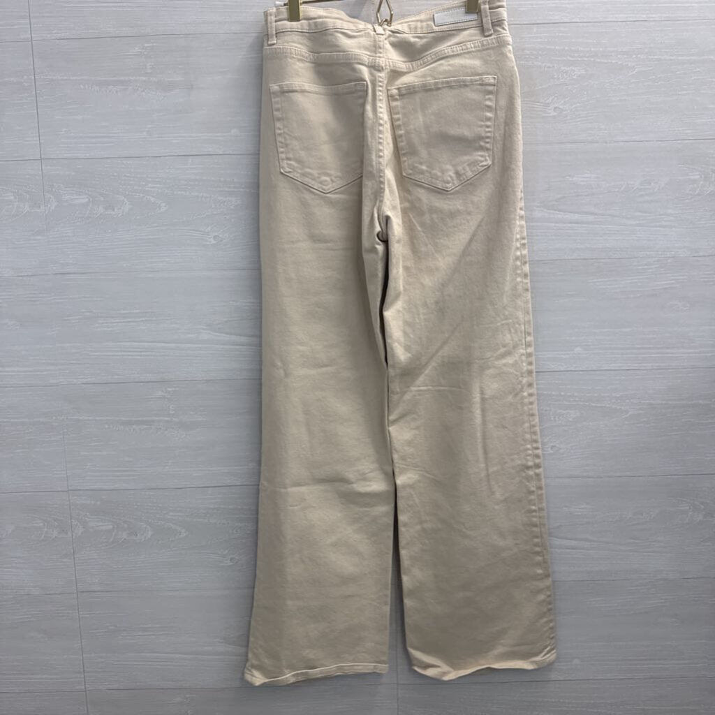 Only Beige Denim Wide Leg Pants 29