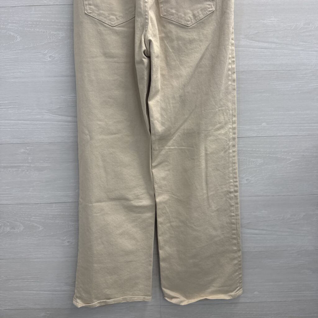 Only Beige Denim Wide Leg Pants 29