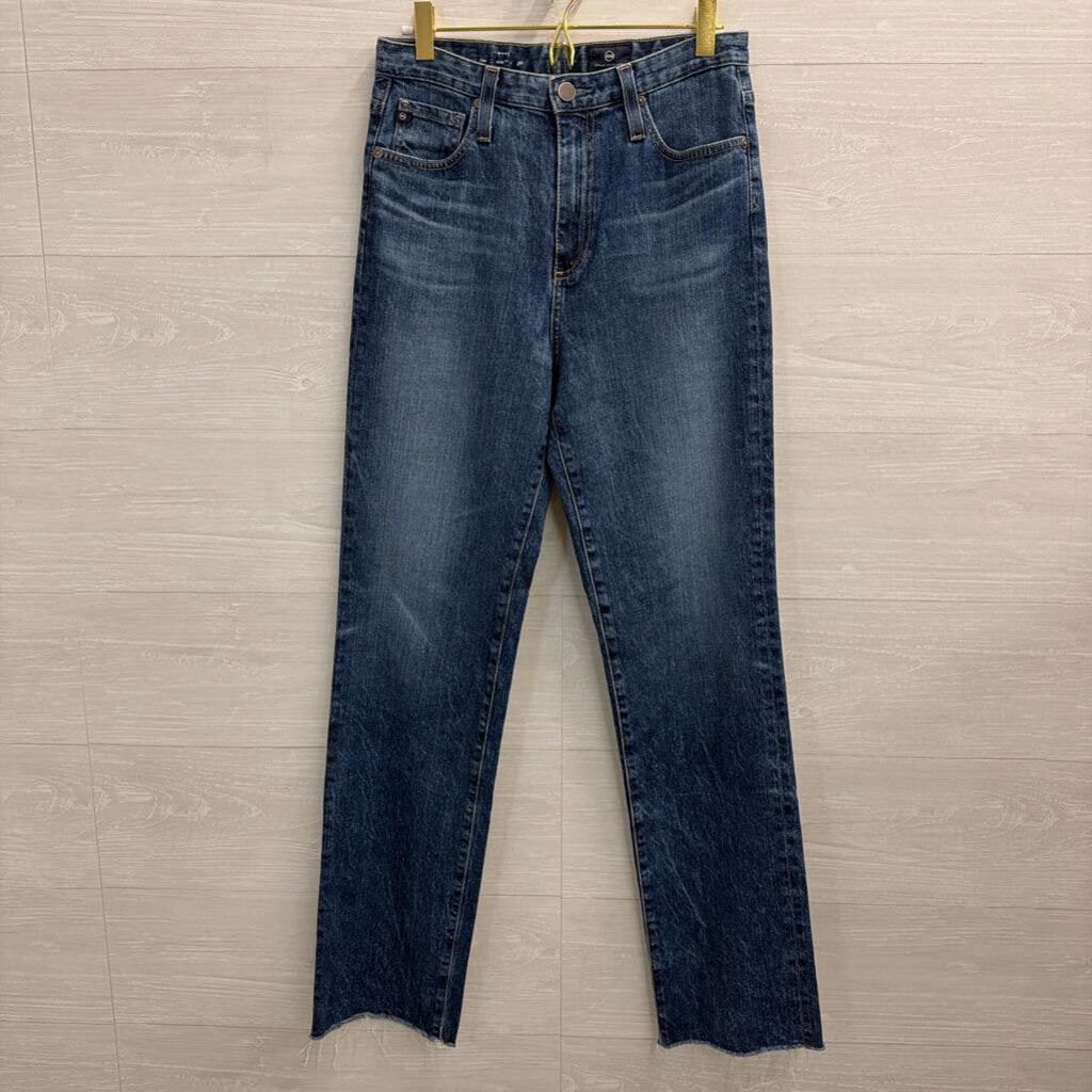 AG Medium Wash Straight Leg Jeans 27