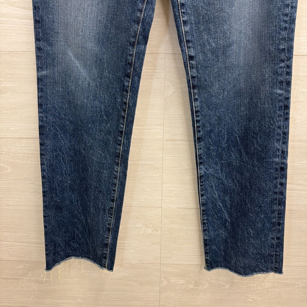 AG Medium Wash Straight Leg Jeans 27