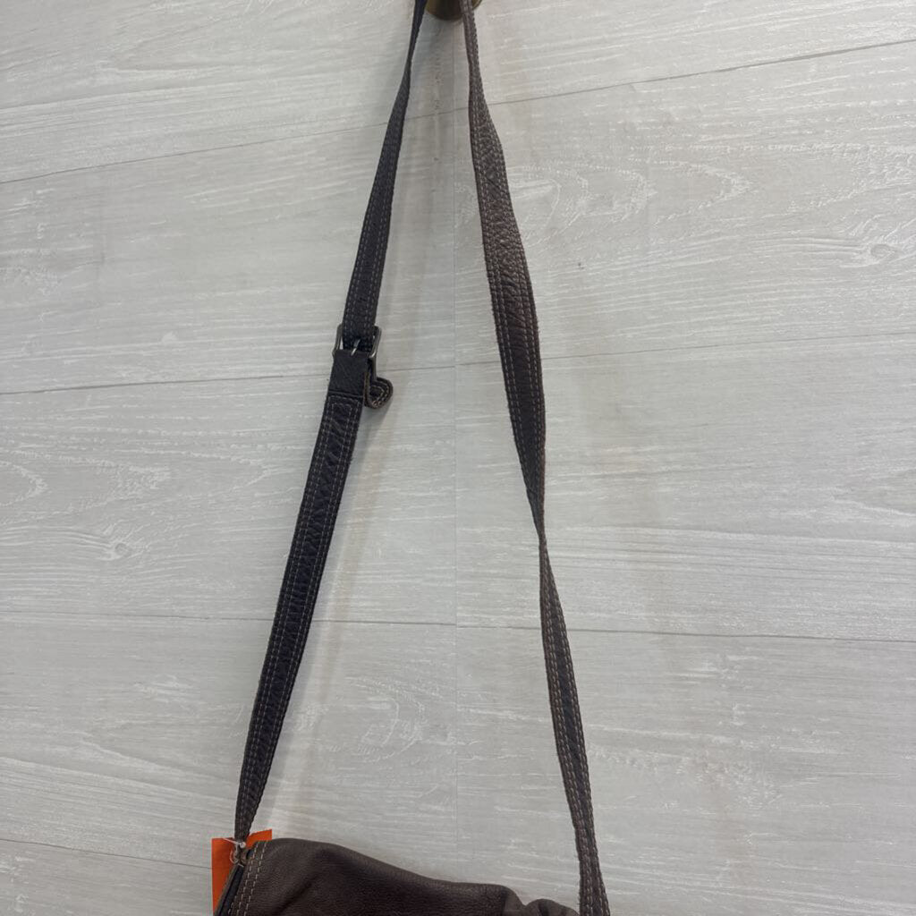 J Jill Brown Slouchy Crossbody Purse