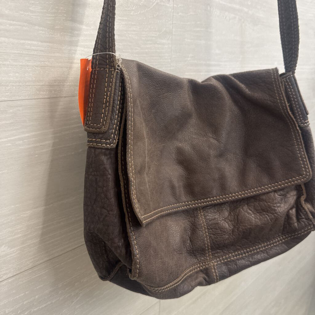J Jill Brown Slouchy Crossbody Purse