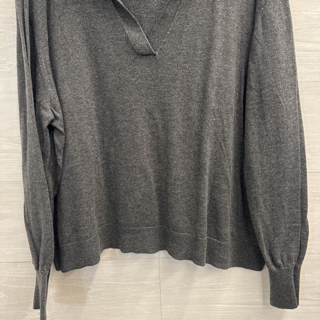 Riley and Rae Grey Knit Long Sleeve Top XXL
