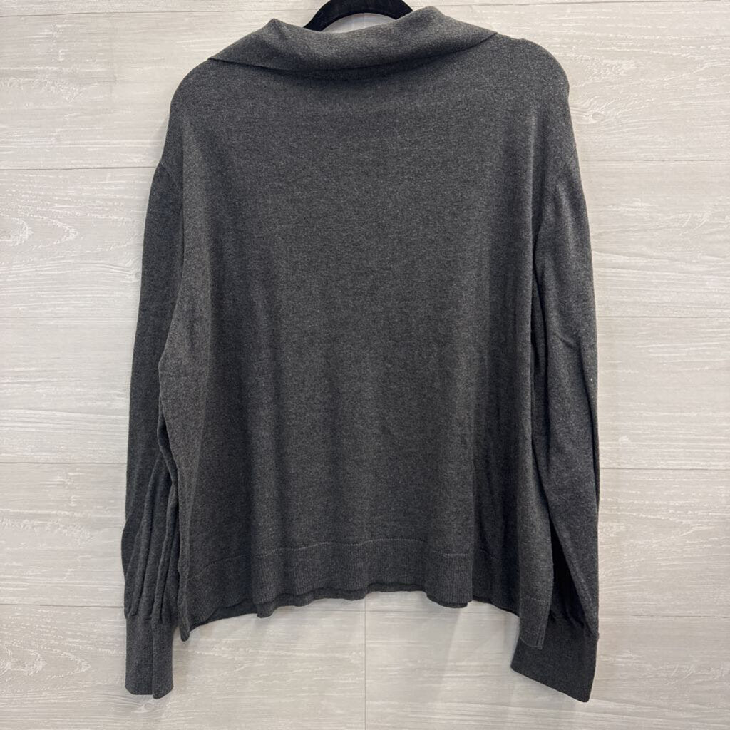 Riley and Rae Grey Knit Long Sleeve Top XXL