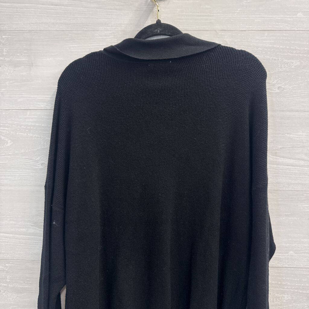 Vila Milano Black Knit Long Sleeve Top 1X
